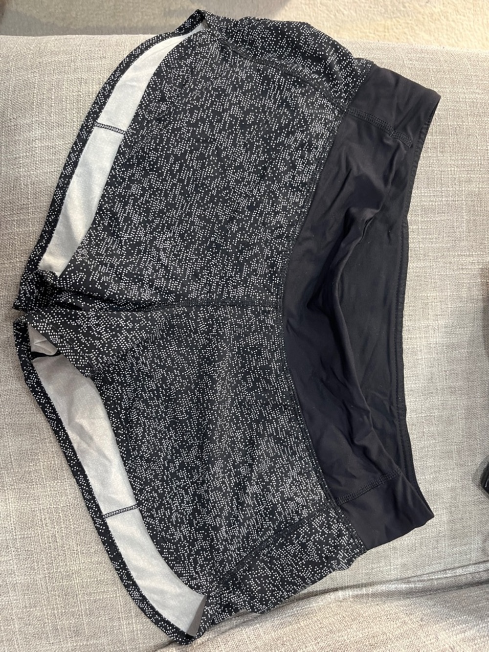 lululemon athletica Black Heathered Athletic Shorts